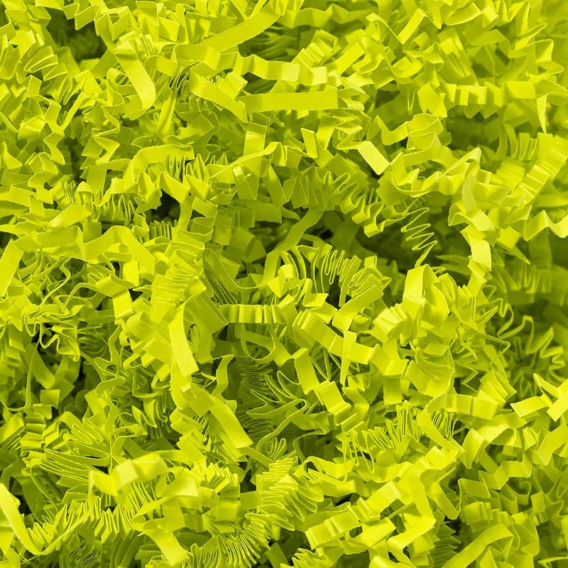 Mefleet 1 LB Crinkle Cut Paper Shred Filler Light Green Crinkle Shredded Paper for Gift Box - Gift Basket Bag Filler - Grass Cushion Stuffing for Christmas Holiday Packaging Wrapping - Image 1